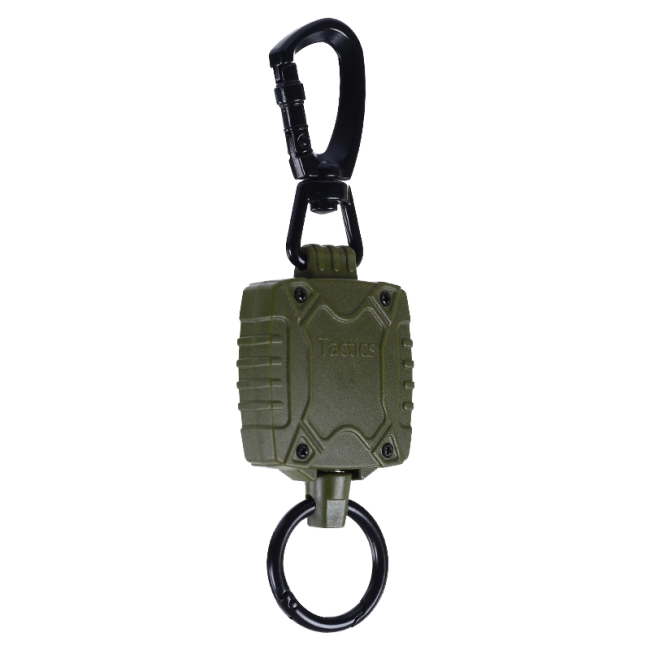 тактический ретрактор на карабине с тросом