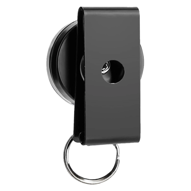 ретрактор с выдвижным тросом и клипсой