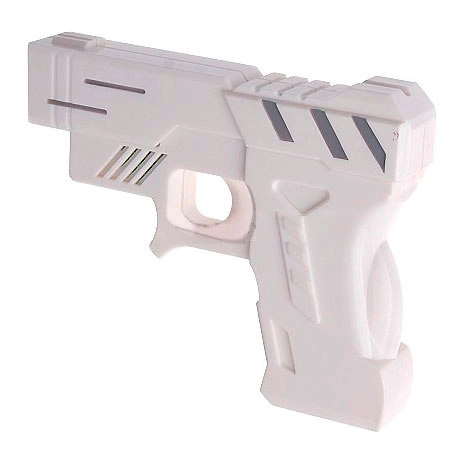 будильник с мишенью и пистолетом