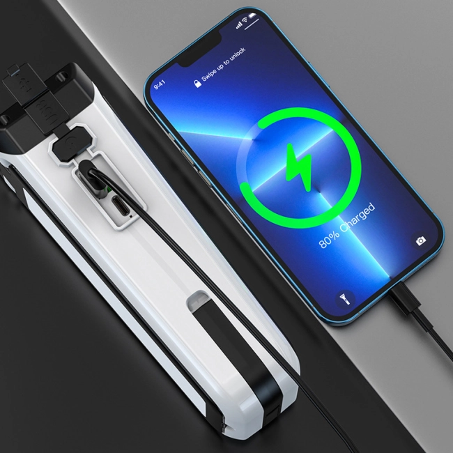 светодиодный складной фонарь-лампа