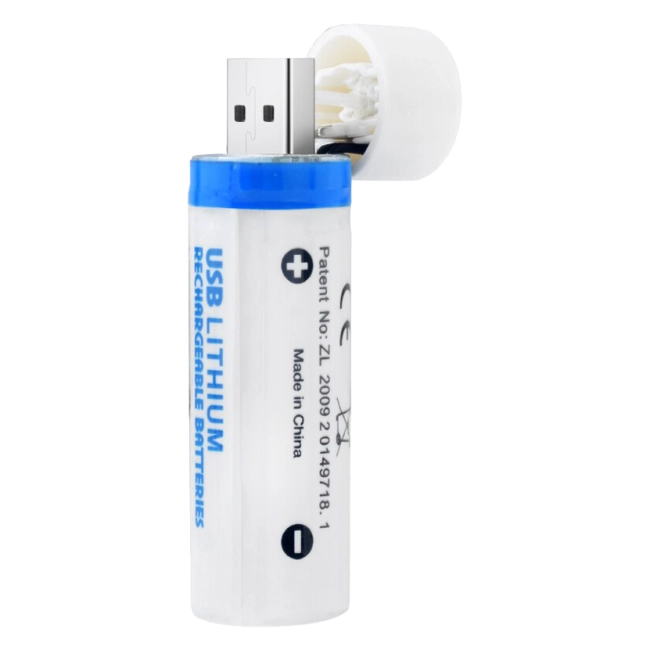 акумуляторна юсб батарейка 18650