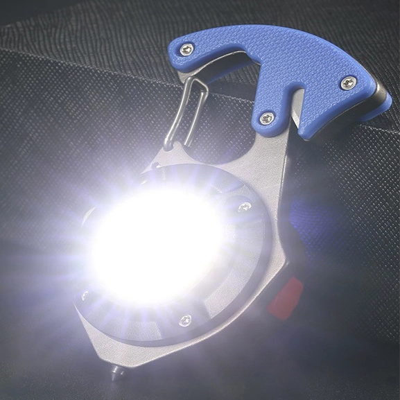 ліхтар багатофункціональний з карабіном