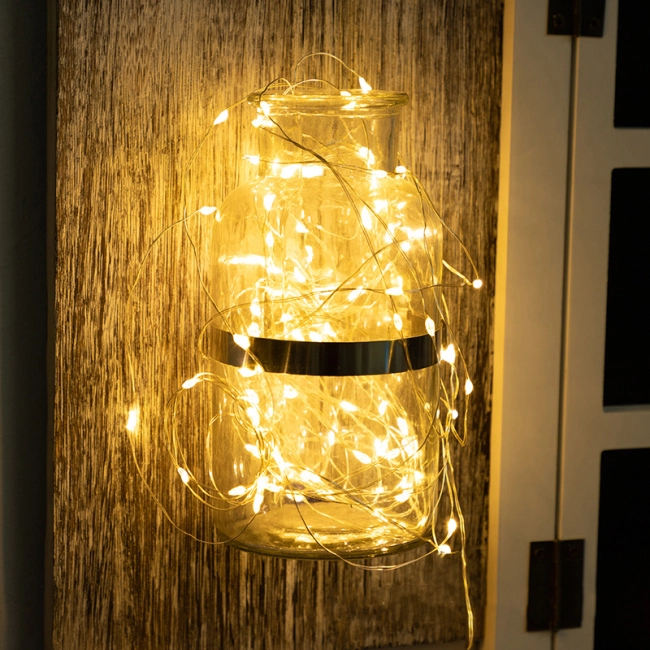 гирлянда проволока юсб с пультом 20м