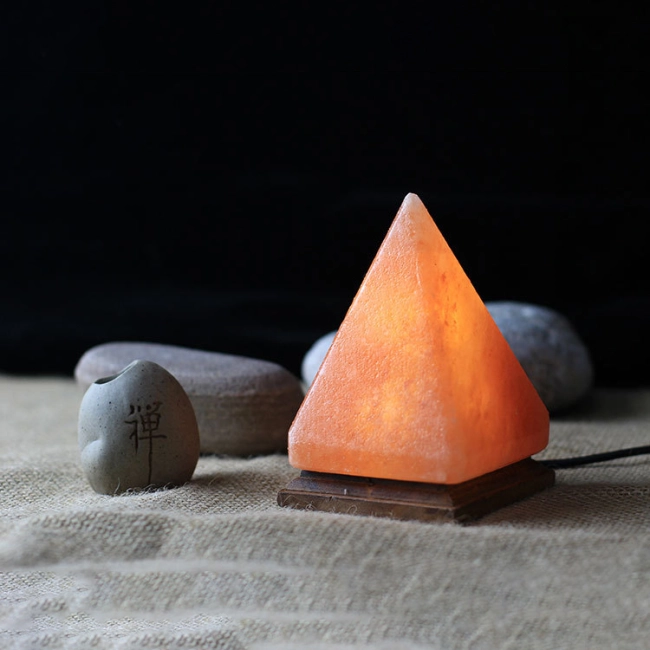 соляная лампа пирамида на usb