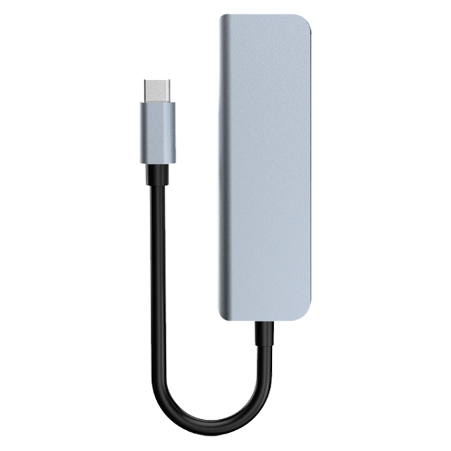 хаб з type-c та usb роз'ємами