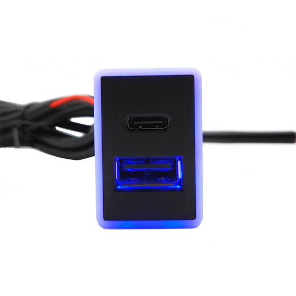 встраиваемая USB зарядка для автомобиля