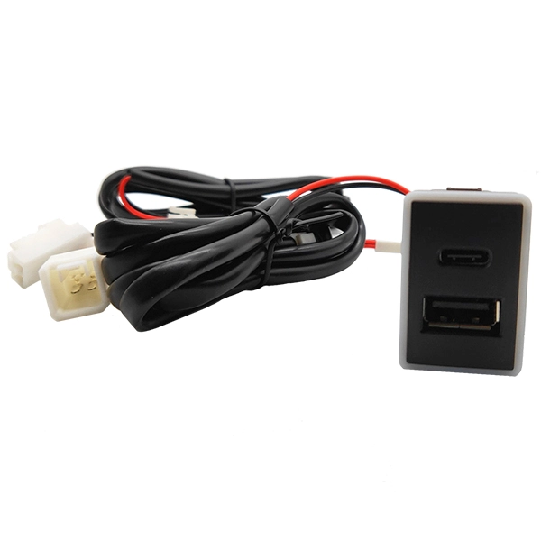 автомобильная врезная зарядка