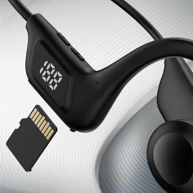 костные беспроводные блютуз наушники