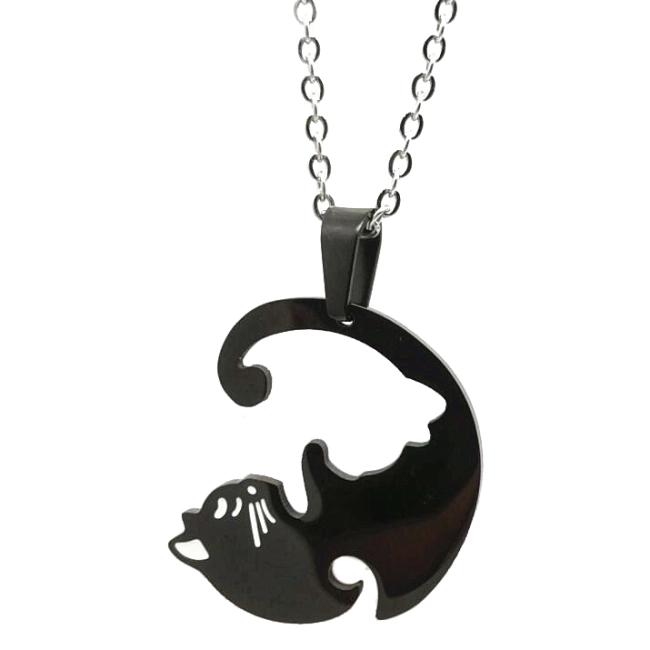 кулони для пар із котами