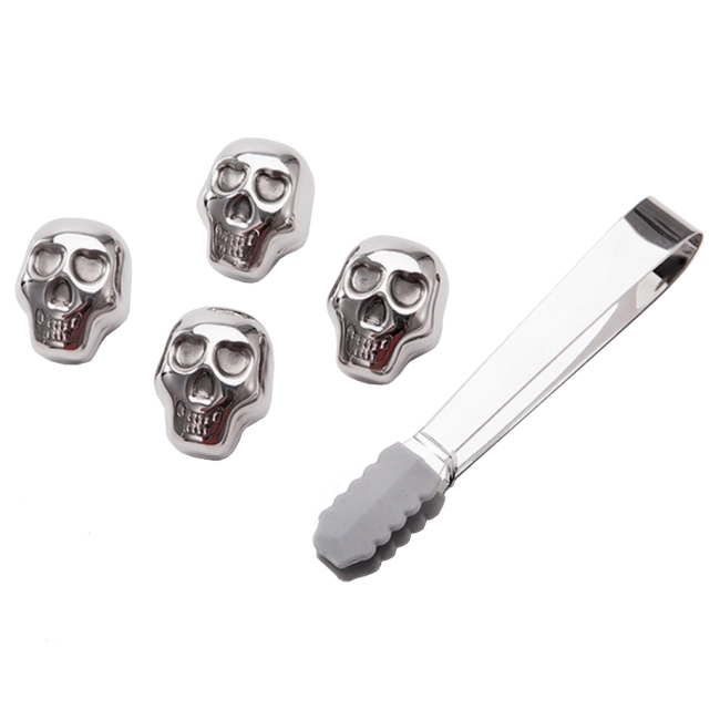 набір каменів для віскі черепа