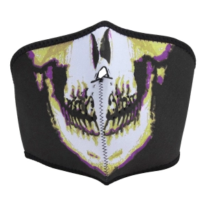 маска для обличчя з черепом