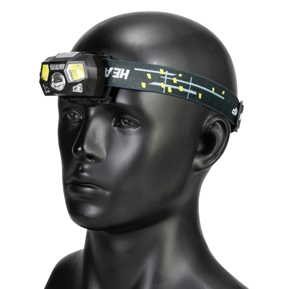 аккумуляторный светодиодный фонарь на шлем