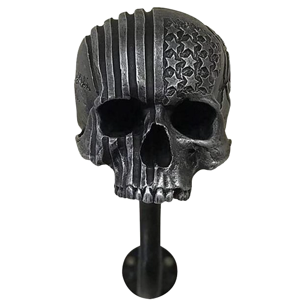 настенный держатель для шлема череп