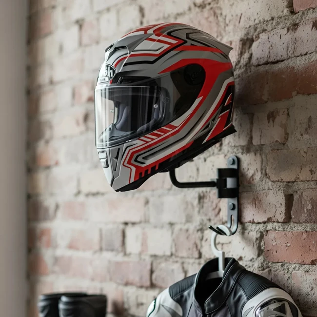 настенная вешалка под шлем