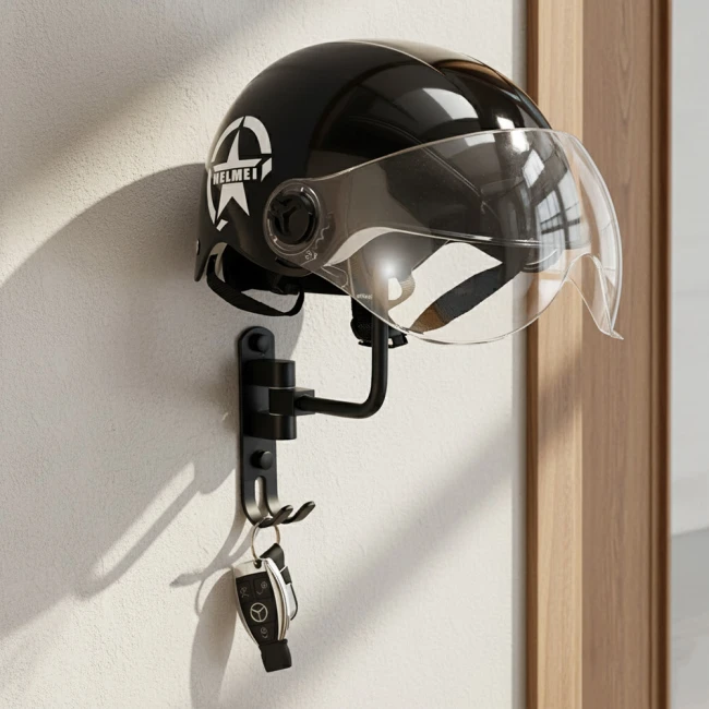 настенная вешалка для шлема