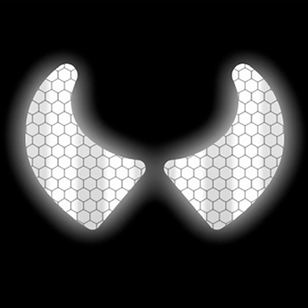 светоотражающие наклейки для шлема