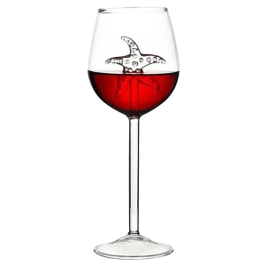 Бокал с морской звездой бокал с морской звездой