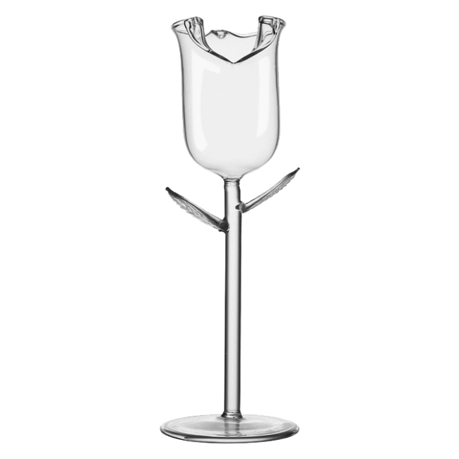 келих за формою квітки троянди