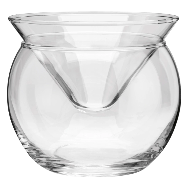 бокал двойной стеклянный