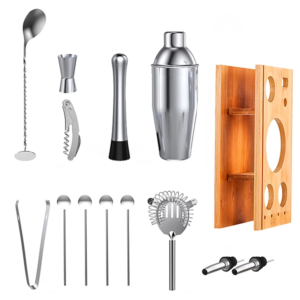 барный набор для коктейлей на подставке