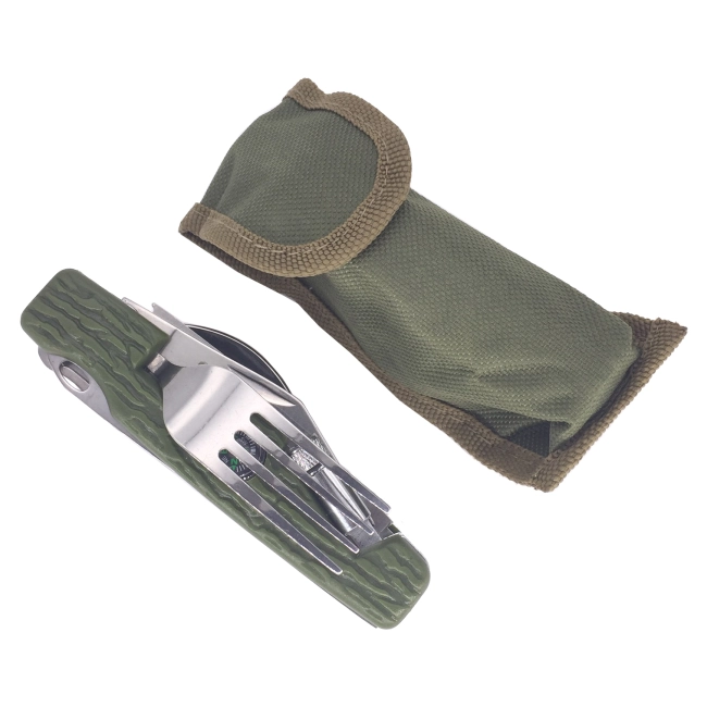 тактический мультитул с ложкой и вилкой