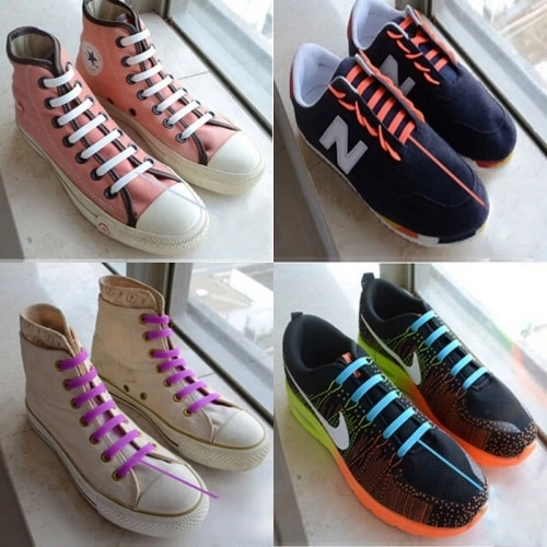 силиконовые шнурки для обуви