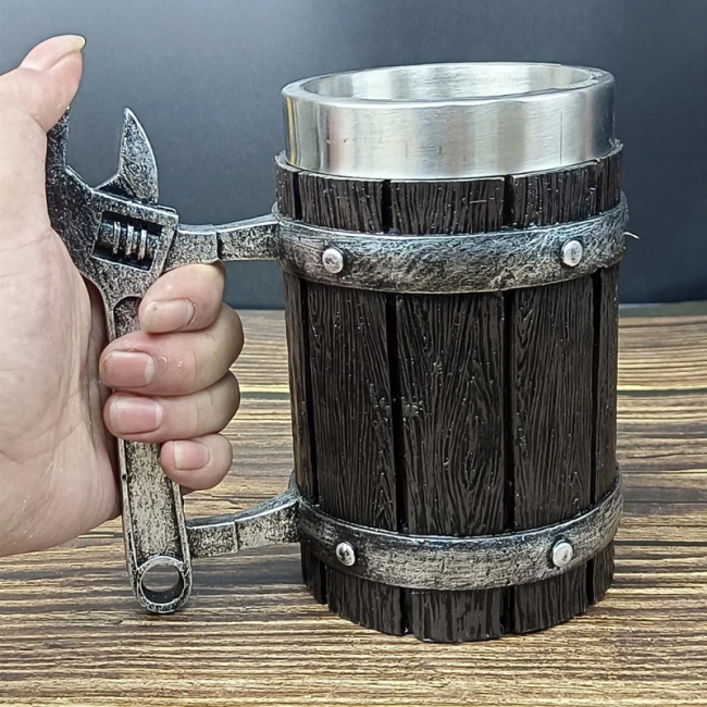 купить кружку в виде бочки