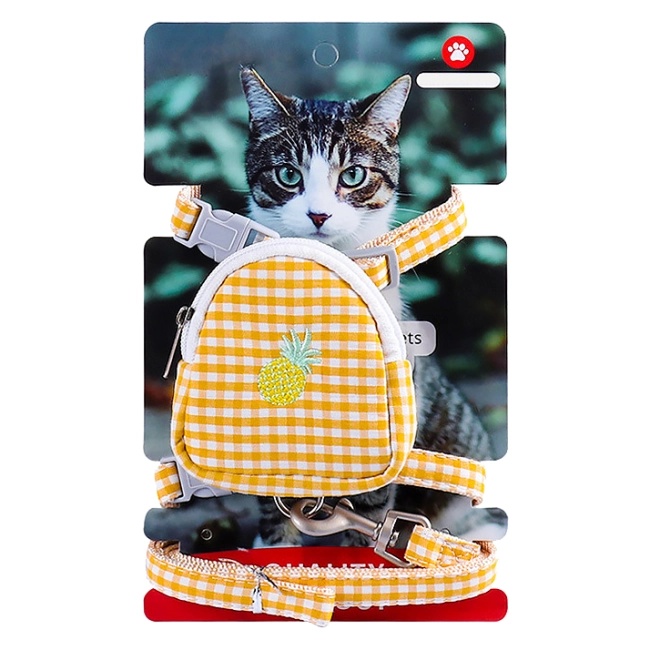 поводок кошачий с сумкой