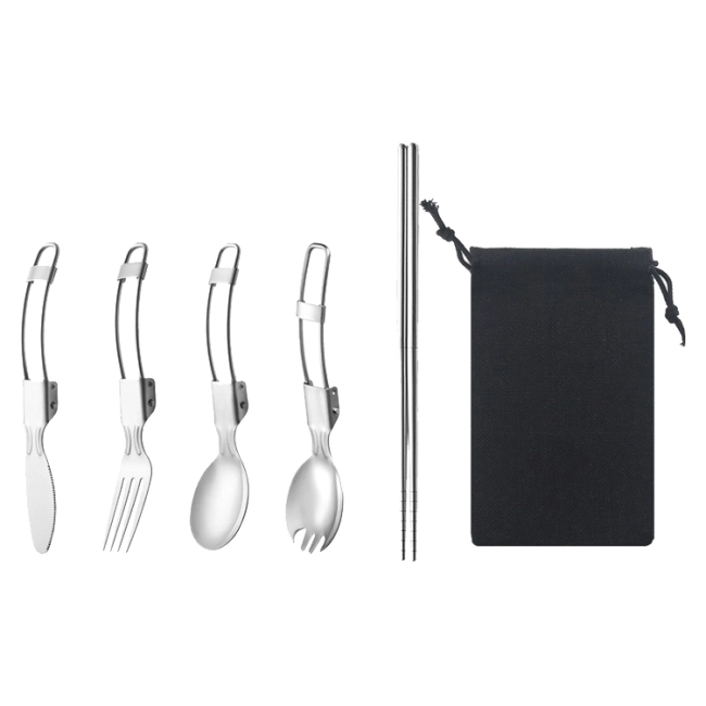 набор складных приборов для похода