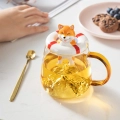 чашка з кришкою у формі собаки