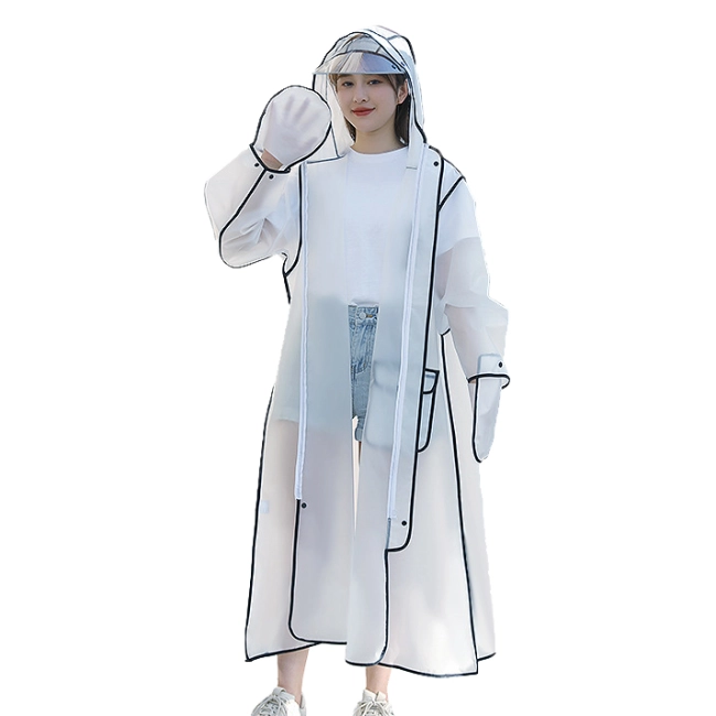 дощовик для жінок з козирком та рукавичками