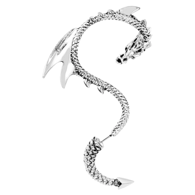 каф сережка з драконом