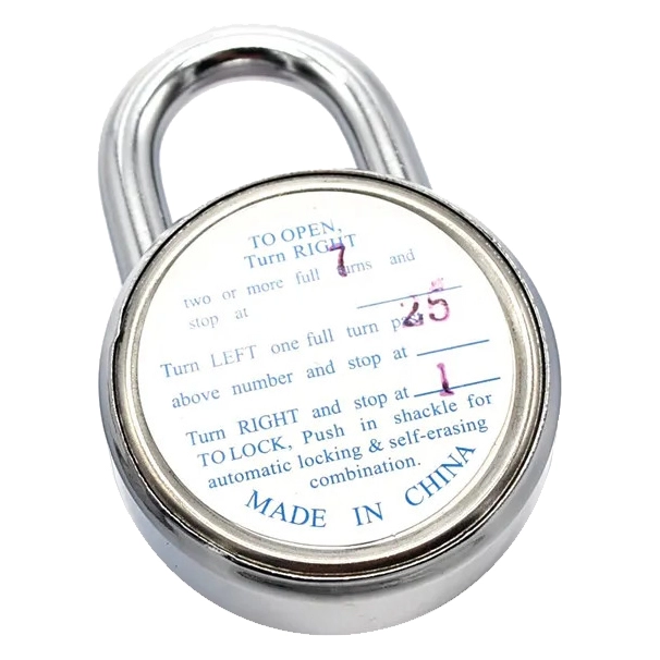 навесной замок с кодовым открытием