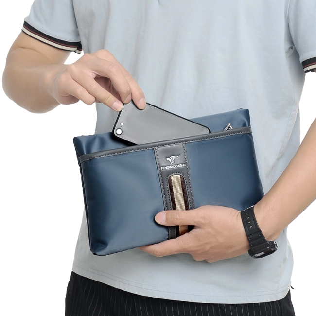 мужская сумка клатч на молнии