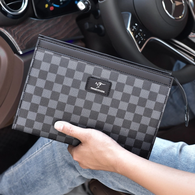 клатч сумка чоловіча на блискавці