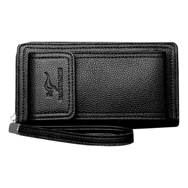 клатч кошелек мужской на молнии