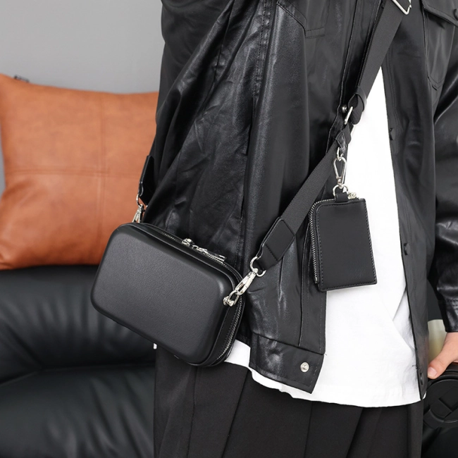 однолямочная сумка с кошельком для мужчин