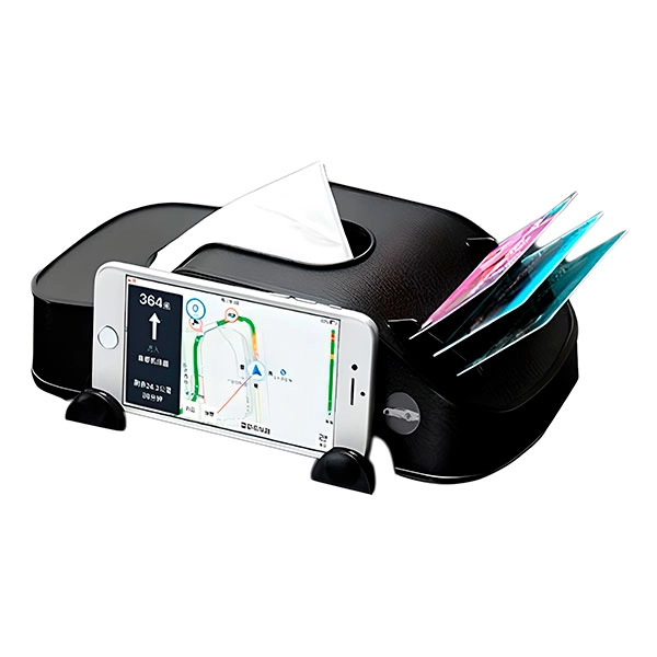 автомобильная салфетница с подставкой для телефона