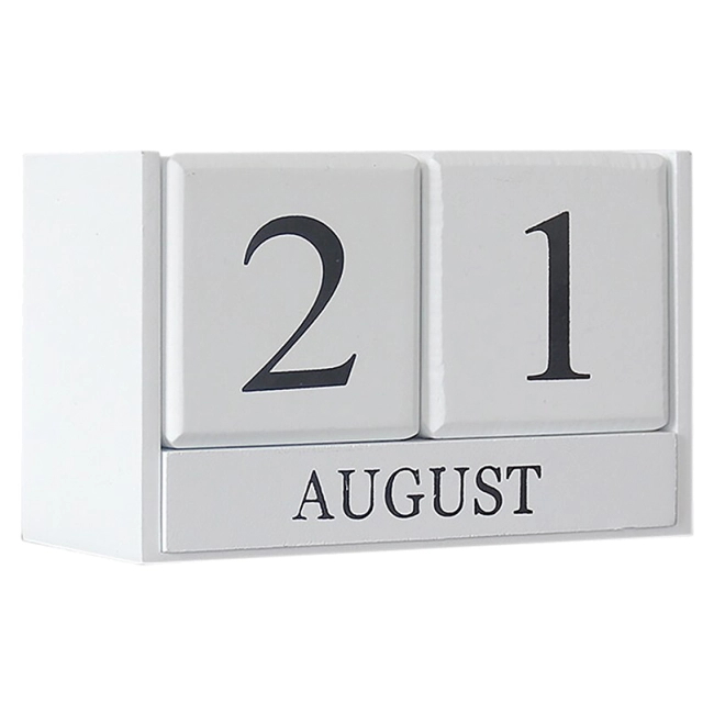 вечный деревянный календарь