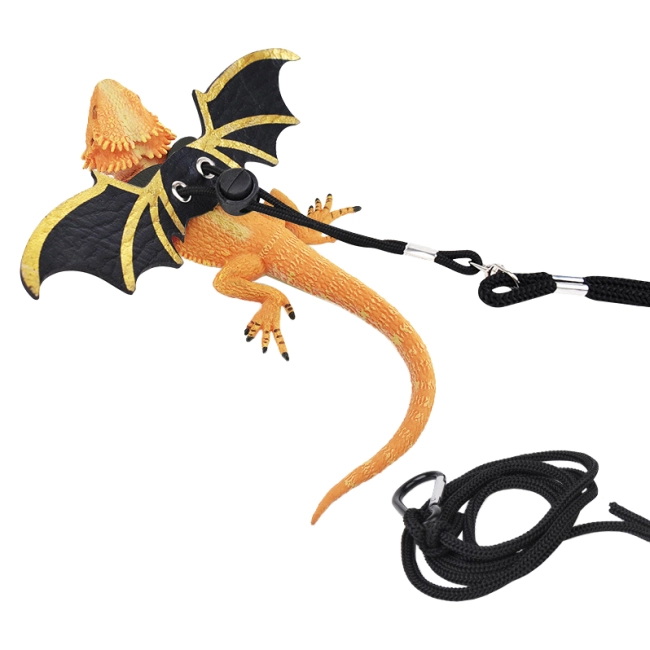 повідець з крилами для вигулювання ящірки