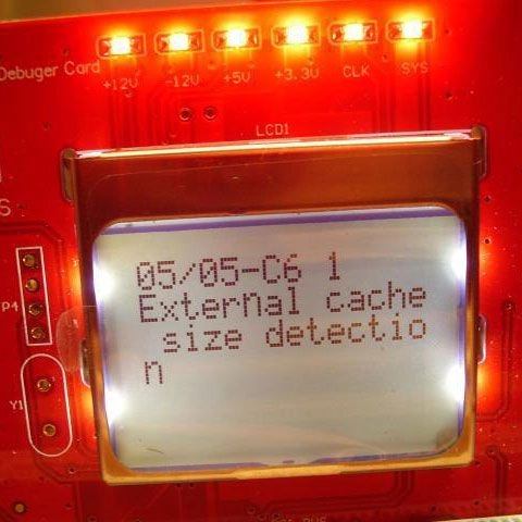 Пост карта з LCD дисплеєм