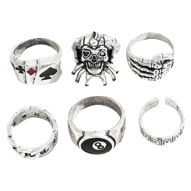 набір чоловічих каблучок