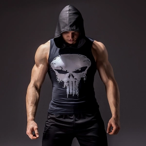 Майка Каратель з капюшоном майка каратель з капюшоном