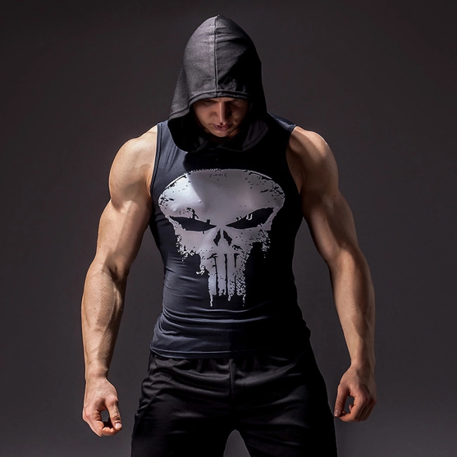 майка каратель з капюшоном