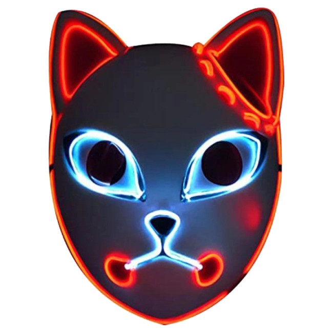 светодиодная маска кошка