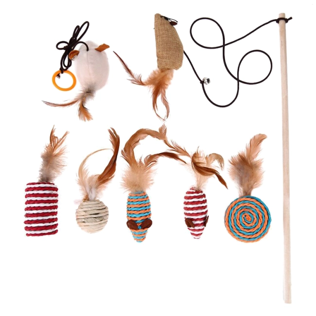 комплект игрушек для кошек
