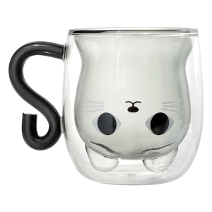 Чашка Кот с двойными стенками чашка кот с двойными стенками