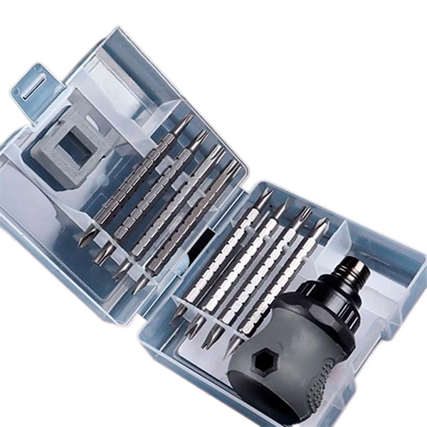 реверсивная отвертка с битами