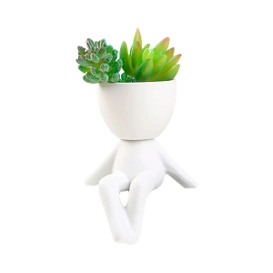 кашпо человечек для цветов