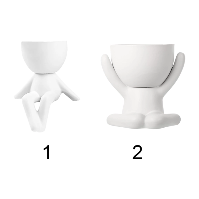 кашпо для квітів у вигляді чоловічка